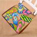 GCKG Flip Flops Slippers Art Chair Pad Seat Cushion Chair Cushion Floor Cushion with Breathable Memory Inner Cushion and Ties Two Sides Printing 20x20inch