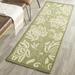 Safavieh Courtyard Crystal Floral Indoor/Outdoor Indoor/Outdoor Runner Rug 2 3 x 14 Olive/Natural