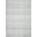 nuLOOM Sundaze Raised Tribal Bands Indoor/Outdoor Area Rug 6 7 x 9 Gray