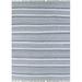 Inlet 2 W x 4 L HandWoven Manasquan Area Rug in Pebble