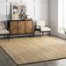 nuLOOM Rigo Hand Woven Farmhouse Jute Area Rug 4 x 6 Natural