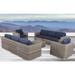 Living Source International Antibes 9 Piece Sofa Club Set with Sunbrella