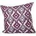 Simply Daisy 16 x 16 Hipster Geometric Outdoor Pillow Purple