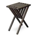 XQuare 19 x 15 x 26 in. Wooden End Table Espresso Brown