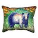 Black Bear Extra Large Zippered Pillow 20x24