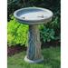 Dragonfly Cast Stone Outdoor Garden Birdbath