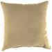 Jordan Manufacturing 16 x 16 Antique Beige Solid Square Outdoor Throw Pillow