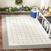 SAFAVIEH Bermuda Lynwood Geometric Indoor/Outdoor Area Rug Grey/Ivory 9 x 12