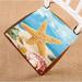 GCKG Summer Beach Seashell Starfish Sand Sky Chair Pad Seat Cushion Chair Cushion Floor Cushion with Breathable Memory Inner Cushion and Ties Two Sides Printing 18x18 inches