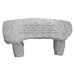 Kay Berry Each Night When I am Lonely Backless Garden Bench - 29 in. Cast Stone