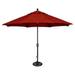 Simply Shade Catalina Octagon Push Button Tilt Umbrella in Black/Really Red