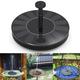 Juslike Solar Bird Bath Fountain Pump 1.4W Solar Fountain Water Pumps Panel Kit Outdoor Birdbath Watering Submersible Pump for Garden and Patio