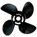 Turning Point Propellers 21501730 Hustler Boat Propeller 14.5 x 17 4 Blade Aluminum Right-Hand Rotation (Standard)