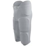 Augusta XXS Youth Gridiron Integrated Football Pant Silver Grey 9601