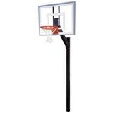 First Team Legacy III Steel-Acrylic In Ground Fixed Height Basketball System44; Black