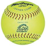 12 in. Softball in Yellow - Set of 12