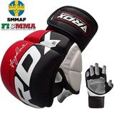 RDX Martial Arts T6 Grappling Gloves Red X-Large