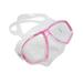Scuba Pink Dive Mask FARSIGHTED Prescription RX 1/3 Optical Lenses (+2.0)