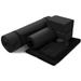 BalanceFrom 7-Piece Set - Include 1/2 Thick Yoga Mat with Carrying Strap 2 Yoga Blocks Yoga Mat Towel Yoga Hand Towel Yoga Strap and Yoga Knee Pad