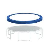 Machrus Upper Bounce Trampoline Super Spring Cover - Safety Pad Fits 7.5 FT Round Trampoline Frame - Blue