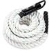 Crown Sporting Goods White Poly Dac Gym Climbing Rope Knotless 20