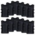 Toptie Training Vests Soccer Pinnies Football Jersey Pinnies for Soccer Team Adult / Child-Black 12Pcs-L(Adult)