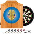 Police Officer Wood Dart Cabinet Set