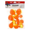 Eagle Claw Snap-On Float Assortment:- Size: 1 1-1/4 1-1/2 1-3/4
