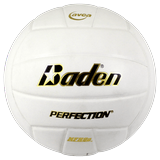Baden Perfection Leather Volleyball-White