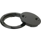 New Seachoice Twist Deck Plate-6-Black Scp 39371