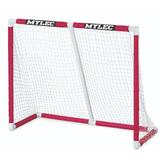 MyLec Indoor Hockey Net Street Hockey Net Replacement Durable Lightweight & Portable Easy to Assemble & Disassemble Machine Wash High-Grade Material Netting (Red/White 54 x44 )