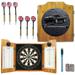 Trademark Global Black Camaro Dart Cabinet Includes Darts and Board