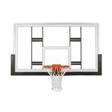 First Team Contender Upgrade Package Steel-Glass Gymnasium Backboard44; Rim & Pad Upgrade Package- Royal Blue