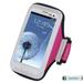 Premium Sport Armband Case for Samsung Galaxy Grand Neo Plus - Hot Pink + MYNETDEALS Mini Touch Screen Stylus