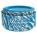 Tiger Grip Bat Wrap/Bat Tape for Baseball and Softball - 1.1mm - Blaze (Royal White Gray)