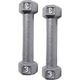 CAP Barbell Cast Iron Dumbbell Weights 3 Lbs. Pair