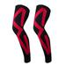 Sports Recovery Compression Full Leg Sleeves (X-Large Red)