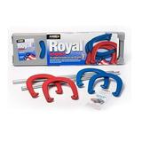 St. Pierre Royal Classic Horseshoes Set with 4 Horseshoes 2 Steel Stakes and Rule Book