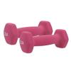 Sunny Health & Fitness Neoprene Dumbbells 2 lbs Set of 2 Hand Weights for Exercise Anti-Slip Anti-Roll NO. 021-2-PAIR