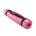 Crown Sporting Goods 3/8 (8mm) Studio Yoga Mat Non-slip Ridges Pink