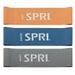 SPRI Flat Resistance Band Loop Kit 3 Pack (Light Medium Heavy)