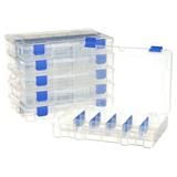 Flambeau Outdoors 4007 Tuff Trainer 24 Compartments 6 Pack Clear 11 inches Fishing Tackle Box