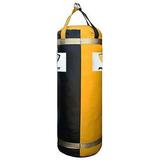 PROLAST Luxury Heavy Bag for Punching and Kicking 4ft XL 150 Lb. Punching Bag- Great for Boxing MMA and Muay Thai Black and Yellow