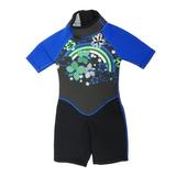 Kiddi Choice Kids 2.5mm Neoprene Short Sleeve Wetsuit Black/Blue 4