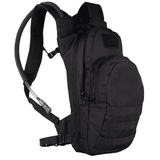 94FO Fox Outdoor Compact Modular Hydration Backpack Bag W/ Hook Loop Closure Black