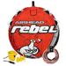 Airhead Rebel 54 1 Person Durable Towable Tube Kit with Rope and 12V Pump