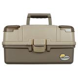 Plano Fishing Large 3-Tray Tackle Box with Top Access Graphite/ Sandstone