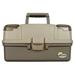 Plano Fishing Large 3-Tray Tackle Box with Top Access Graphite/ Sandstone