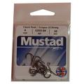 Mustad Classic Beak Size 4 Fishing Hooks Black Nickel Pack of 10 92553-BN-4-10