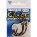 Gamakatsu Worm Offset EWG Hook in High Quality Carbon Steel Size 5/0 NS Black 5-Pack